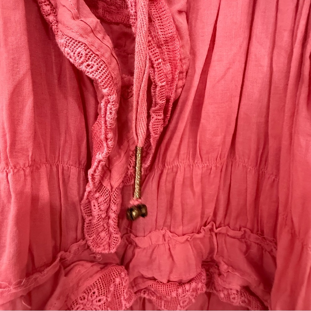 Pink Ruffled Jumpsuit - Picture 8 of 12
